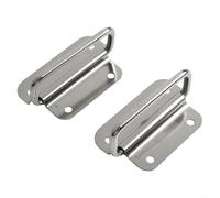 babominimer Stainless Steel Invisible Folding Cabinet Door Handle with Drawer Pull for Wooden Boxes and Toolboxes, Silver Finish, Easy Installation, Long Lasting Foldable Desi(M)