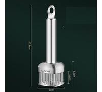 babominimer Stainless Steel Meat Tenderizer Tool 304 Grade Kitchen Gadget with 24 Needles for Tenderizing Beef Pork Chicken and Steak, Lasting All-Metal Design for(L)