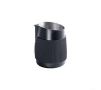 babominimer Stainless Steel Milk Frothing Jug 420ml Handleless Milk Pitcher Latte Art Jug Coffee Milk Steaming Cup Espresso Accessories Insulated Silicone Grip Easy Pour Spout