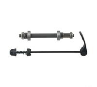 babominimer Steel Wheel Hub Set with Front and Rear Hollow Axles, Quick Release Skewers and 2 Bearings, 10.8 cm Front Axle and 14.5 cm Rear Axle, Compatible with(Rear)