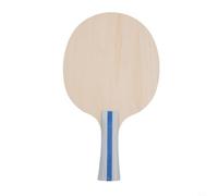 babominimer Table Tennis Paddle Blade Five Layer Wood Construction Lightweight Elastic Pong Racket for Beginners Indoor Game Training Long or Short Handle(long handle)