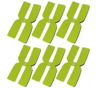 babominimer Tennis Racket Weight Tape Strips 6pcs Silicone 3g Weighted Balance Sheets for Racquet Sports Training Aid to Adjust Swing Stability and Customize Racket Feel(Green)