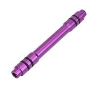 babominimer Thru Axle to Quick Release Adapter, 12mm/15mm to 9mm Front Wheel Hub Reducer, 100mm/135mm/142mm/148mm Conversion Axle, 7075 Aluminum Alloy with Rubber(12x100 to 9mm purple)