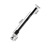 babominimer Trailer Thru Axle Adapter Compatible with Croozer and Other Trailers, 160-178mm Adjustable Length, Aluminum Alloy Machined Axle with(P1.75)
