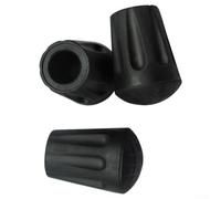 babominimer Trekking Pole Rubber Tip Replacement - Heavy Duty Anti-Slip Walking Ferrule End Cap for Hiking, Camping, Mountaineering, Crutch Support, Protects Pole(Short round head)