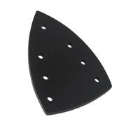babominimer Triangular Sanding Pad 100 x 150mm Hook and Loop Backing Pad with 7 Holes Flocked Sponge for for Protecting Sander Pallet Compatible with Most Sanding Discs