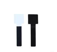babominimer Under Desk Cable Management Organizer 100pcs Adjustable Nylon Cord Holder Clips Reusable Wire Ties Black White Grey Office Workspace(Black)