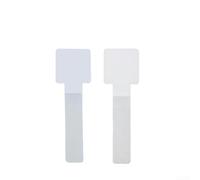 babominimer Under Desk Cable Management Organizer 100pcs Adjustable Nylon Cord Holder Clips Reusable Wire Ties Black White Grey Office Workspace(White)