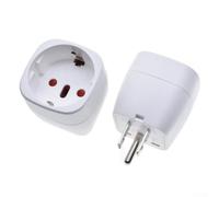 babominimer US to Europe Travel Adapter Plug Converter, 250V 16A 3250W Electrical Power Outlet Adapter with Copper Nickel Plating and ABS Fireproof Housing,