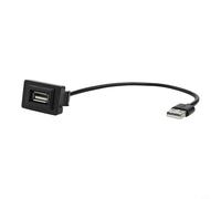 babominimer USB Passthrough Socket for Vehicles - 23mm x 33mm Compact Dash Mount, 200mm Cable, 12V Compatible, Fits Land For Cruiser 200 Series (2008-Present), (2
