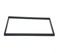 babominimer Usual 2 Din Car Stereo Fascia Frame Kit for 7 Inch Large Screen Audio GPS Navigation for DVD Player, ABS Plastic Dashboard Mounting Trim Panel Surround