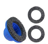 babominimer Wheel Hub Grinder Cleaning Brush Tool 150mm Grinding Disc with Fast Attachment Open-Pored Abrasive Design Silicon Carbide Material Black Blue for Car DIY Mechanical Engineering Home Use