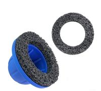 babominimer Wheel Hub Grinder Cleaning Brush Tool 150mm Grinding Disc with Fast Attachment Open-Pored Abrasive Design Silicon Carbide Material Black Blue for Car DIY Mechanical Engineering Home Use