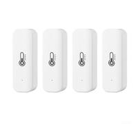 babominimer WiFi Humidity Temperature Monitor,For Tuya Smart Hygrometer Thermometer,Wireless Temperature And Humidity Sensor For Indoor And Outdoor(4pcs wifi)