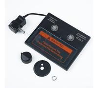 babominimer WS1000A Welding Auto Darkening Filter Lens for Solar-Powered Helmets, DIN4 Light State, DIN9-13 Dark State, 92x42mm View Area, Resin Construction, -10°C to