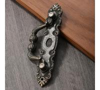 babominimer Zinc Alloy Cabinet Pull Handle 105x35mm Antique Bronze Gold Copper Black Silver White for Wardrobe Furniture Dresser Drawer Door Bookcase Kitchen with Screws (Green Bronze)