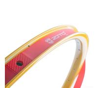 babominimer ZTTO Tire Liner PVC Puncture Protection Strip 2 Pack Inner Tube Rim Tape for Road and Mountain Bikes, Flats from Glass Thorns Nails,(Red 20 Inch)
