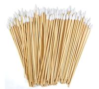 BABONIE 1000 PCS 6"" Cotton Swabs - Lint Free Sturdy Cotton Swabs with Bamboo Handle - Long Cotton Swab for Gun Cleaning, Makeup, Electronic