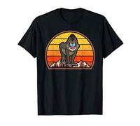 Baboon Animal Lover Gift Vintage Retro Baboon T-Shirt