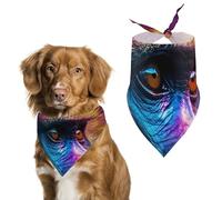 Baboon Colorful Monkey Dog Bandanas Comfort Triangle Pet Bibs Breathable Dog Cat Scarf Kerchief