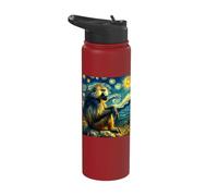 Baboon Starry Night Baboon Stainless Steel Insulated Water Bottle