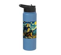 Baboon Starry Night Baboon Stainless Steel Insulated Water Bottle