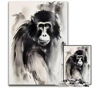 Baboon1000 Piece Jigsaw Puzzles for Adults Wooden Puzzles for Teenagers & Teens Ideal Birthday 1000 PCS(75x50cm)