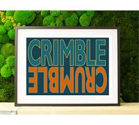 Babooshka Art | CRIMBLE CRUMBLE | Friday Night Dinner | Family Wall Art Print | A3 A4