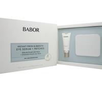 Babor Skinovage Moisturizing Instant Fresh & Smooth Eye Serum 15ml + Patches