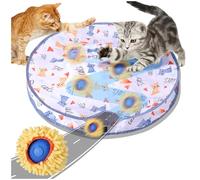 BABORUI Interactive Cat Toys for Indoor Cats, Automatic Moving Cat Toys Ball in Pouch, Cat Hide and Seek Toys for Bored Indoor Adult Cats Kitten