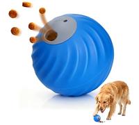 BABORUI Interactive Dog Toys, Adjustable Treat Dispensing Dog Toys Ball, Automatic Dog Puzzle Toy to Keep Them Busy, Enrichment Toy for Small Medium Large Dogs