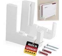 Babotech Wall Mount for AVM Fritz!Box 5690 Pro - Robust Plastic Bracket for Fritzbox 5690 Pro Fiber Router, White