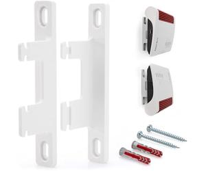 Babotech Wall Mount for Fritzbox 7590 AX 7530 7510 5590 5530 6660 6890 6850 4040 Fritz Box 7590 AX | Bracket - Two Pieces Including Mounting Material Screws and Dowels V2