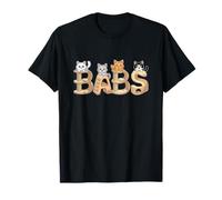 Babs Cat Trees - Personalized Cute Name Word Art T-Shirt