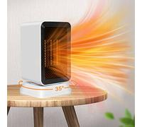 Babuloo Space Fan Heater, Energy Efficient Portable Electric Heaters with Overheat & Tip-over Protection, 3s Fast Quiet Heating/Timer/Oscillating/1000W Ceramic Heater for Indoor Home Bedroom Office