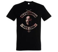babvwsetse Alexandria Safe Zone T-Shirt The Fun Symbol Walking City Town Sign Dead Logo Black M