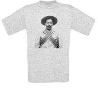 babvwsetse Pancho Villa Mexico Revolution Mexico T-Shirt Grey L