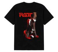 babvwsetse RATT Band RATT EP Mic Men Black Cotton T-Shirt