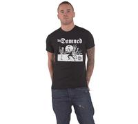 babvwsetse The Damned T Shirt Cartoon Band Mens Black
