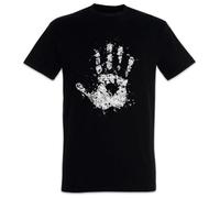 babvwsetse White Hand II T-Shirt Lord of Isengard Saruman Symbol Sign The Rings Uruk-Hai Black L
