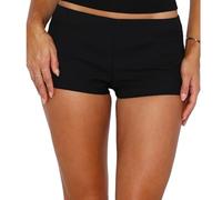 BABWWNIX Women's Y2K Low Rise Booty Shorts Skinny Micro Mini Shorts Summer Slim Fit Night Club Going Out Hot Bottoms Pants (Black, M)