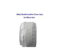 (baby 1pc white) Baby Stroller PU Leather Handle Covers For Mima Xari Pram Bar Sleeve Case Protective Armrest Cover Stroller Accessories