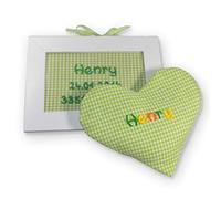 Baby 2 Piece Gift Set with Names, Baby Shower Gift, Christening Gift