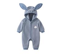 Baby 3-6 Month Clothes - Cute Boys Bodysuit for Babies Cozy Hooded Jumpsuit with Soft Fabric Ideal for Fall and Winter Adorable Infant for Outdoor Adventures Sky Blue