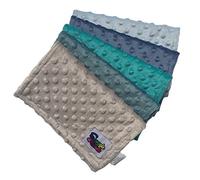 Baby 5 Pack Minky Dot Burp Cloths (Choose Color) - - One size