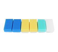Baby (6 Pieces) Foam Washer with Cradle Cap Brush Body,Hair and Scalp Clean Gentle Baby Sensory Brush Brush Random Color