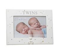 Baby 6” x 4” Photo Frame Cream Unisex - Twins 1001