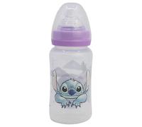BABY 8 OZ WIDENECK BOTTLE SILICONE TEAT 3 POSITIONS STITCH CUDDLE ME