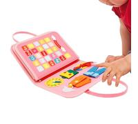 Baby Activity Board | Felt Fine Motor Toys,Activity Book - for Boys Girls Ages 3-8 Travel Car Airplane Classroom Preschool Home Nursery Family Gathering
