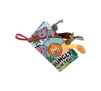 Baby Activity Book, Crinkly Sensory Toy, Early Learning Fabric Touch, Interactive Multitexture Play Soft Colorful for Travel, Tummy Time & Nursery, 5.31x8.26 Inches